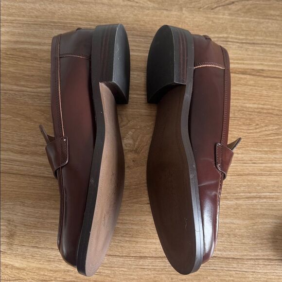 Sam Edelman COLIN Spiced Brandy Leather Penny Loafers Classic Women’s Size 9.5M - Picture 5 of 12